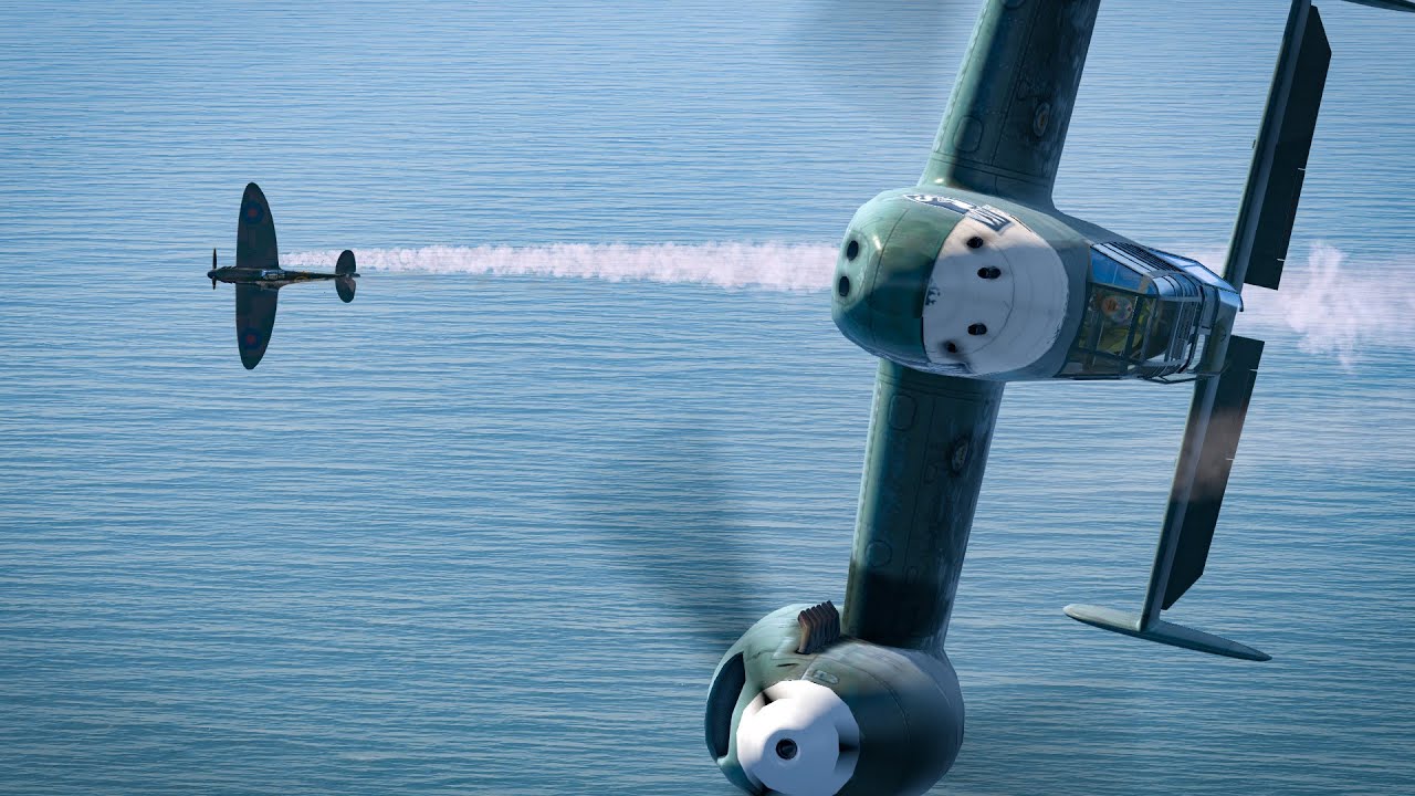 Outnumbered! Messy 1 v 3 Online│Bf 110│IL-2 Cliffs of Dover
