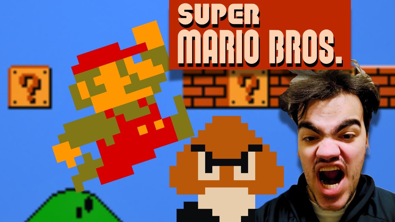 I played the old-school Super Mario Bros! | Super Mario Bros. 1985