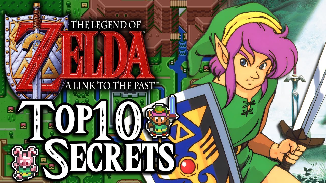 TOP 10 Secrets in The Legend of Zelda: A Link to the Past [Original SNES, GBA, & N64 Capture]