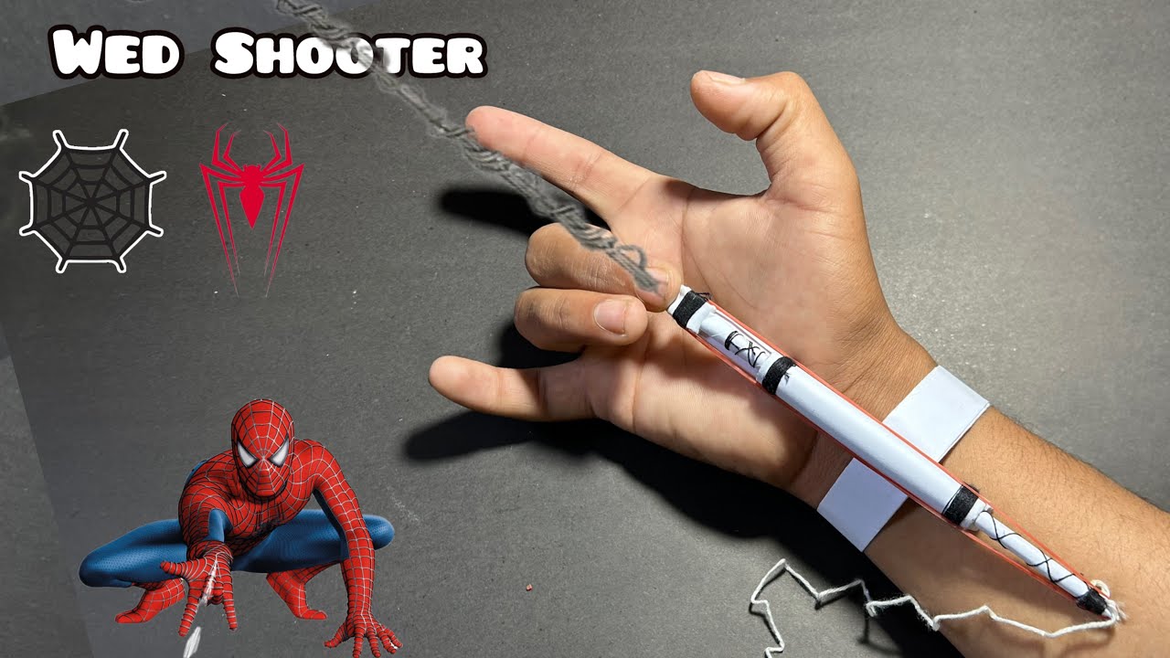 Spider-Man Web Shooter 🔥 | Easy Paper Craft at Home | DIY | Web Shoo