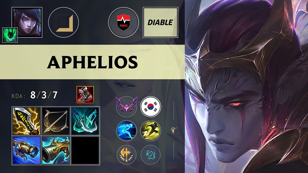 (NS Diable) Aphelios ADC vs Tristana - KR Master Patch 26.11