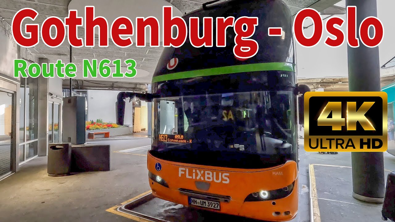 Flixbus ride from Gothenburg to Oslo