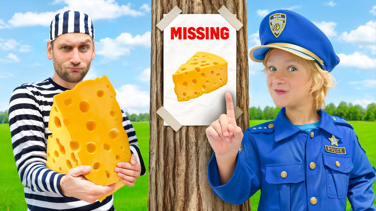 Detective story for children with Policeman Dima