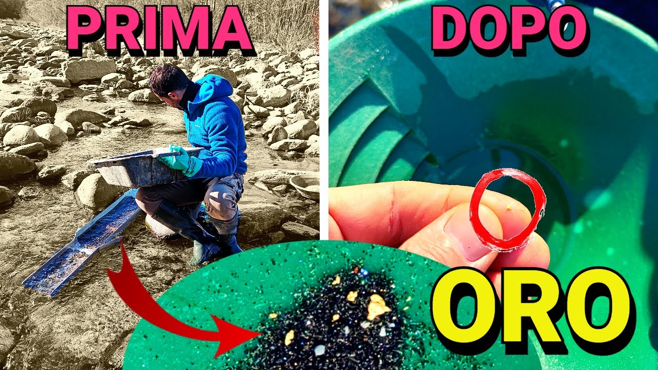 CERCARE L'ORO COME PROFESSIONISTI: Perch&egrave; conviene usare la SLUICE per concentrare l'oro fluviale!