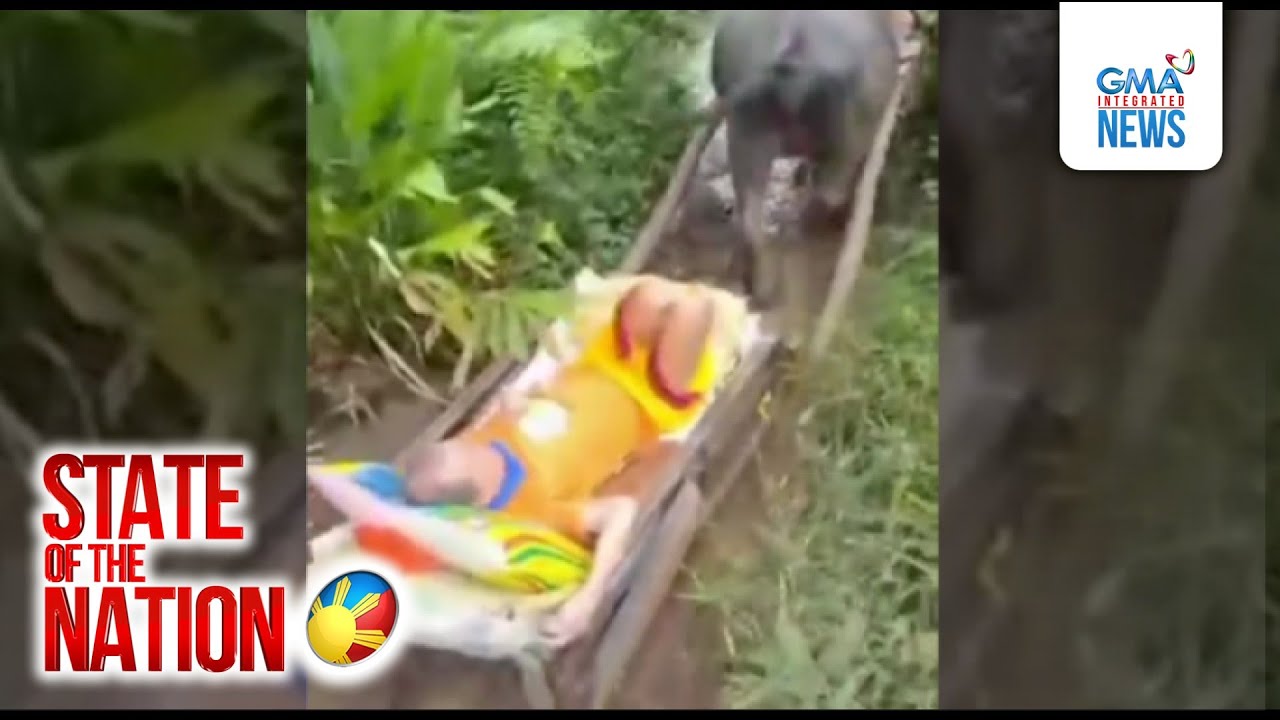 Lolong nakaratay, ibinaba sa bundok para makuha ang P3,000 ayuda | SONA