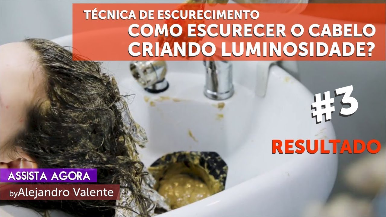 3# Como escurecer o cabelo criando luminosidade?