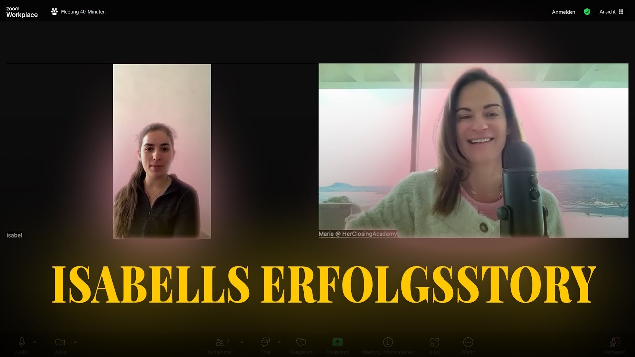 Erfolgsstory: Wie Isabell ihr Leben mit Closing ver&auml;ndert hat | Marie Siber