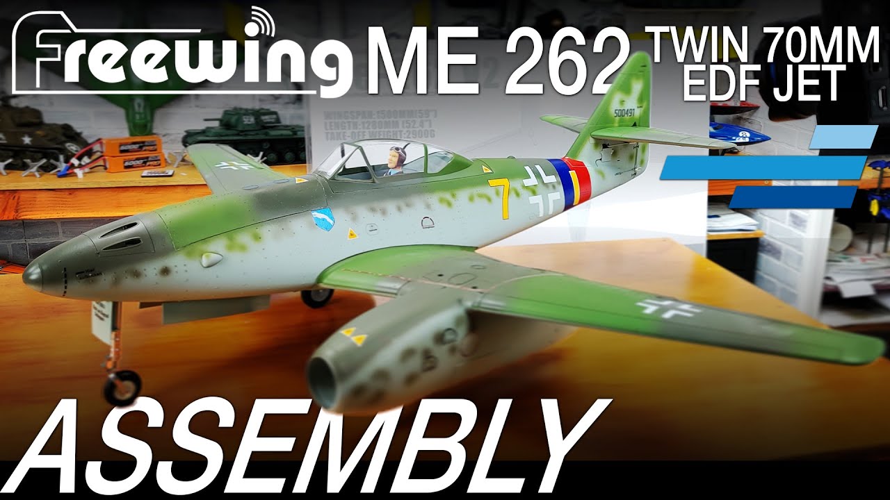 Сборка Freewing Me 262 Twin 70mm EDF Jet - Motion RC