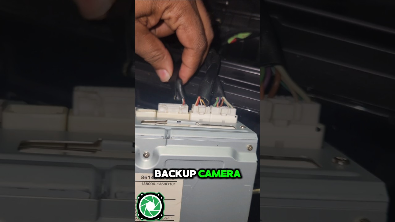 Toyota FACTORY Back Up Camera Retention Installation