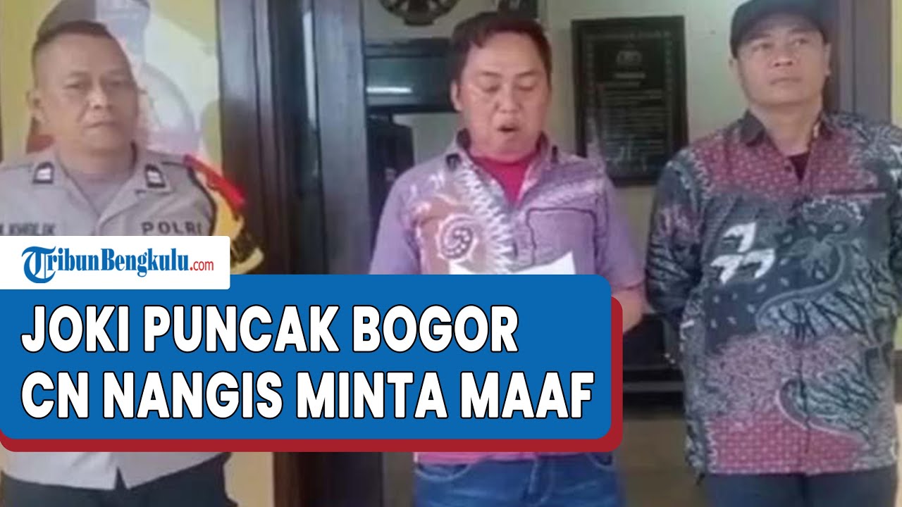 Tak Segarang Saat Minta Duit Rp850 Ribu, Joki Pelaku Pungli di Puncak Bogor Nangis Minta Maaf