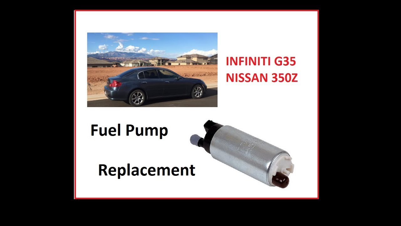INFINITI Nissan Fuel Pump replacement G35 350Z  Step-by-Step. Reparar bomba de nafta Skyline