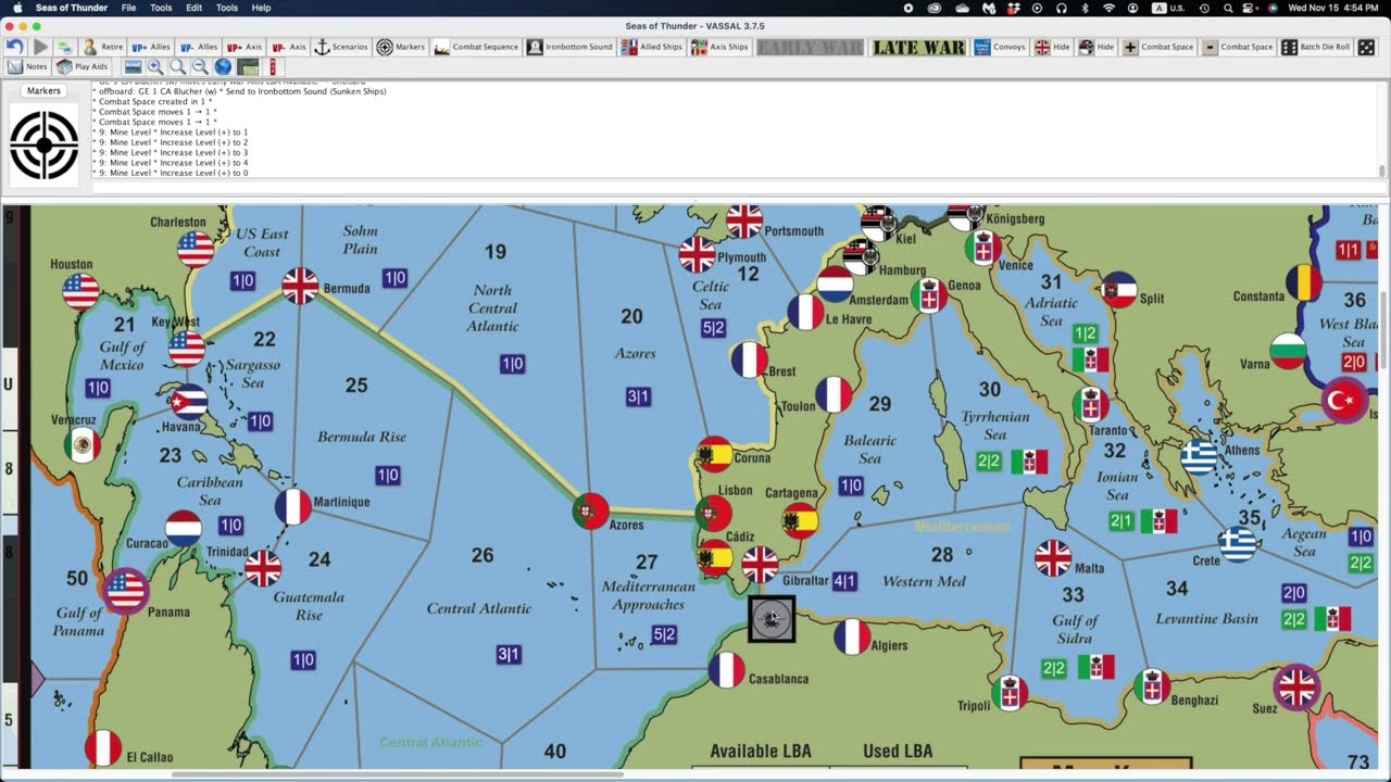 Seas of Thunder VASSAL Module – Sneak Peek