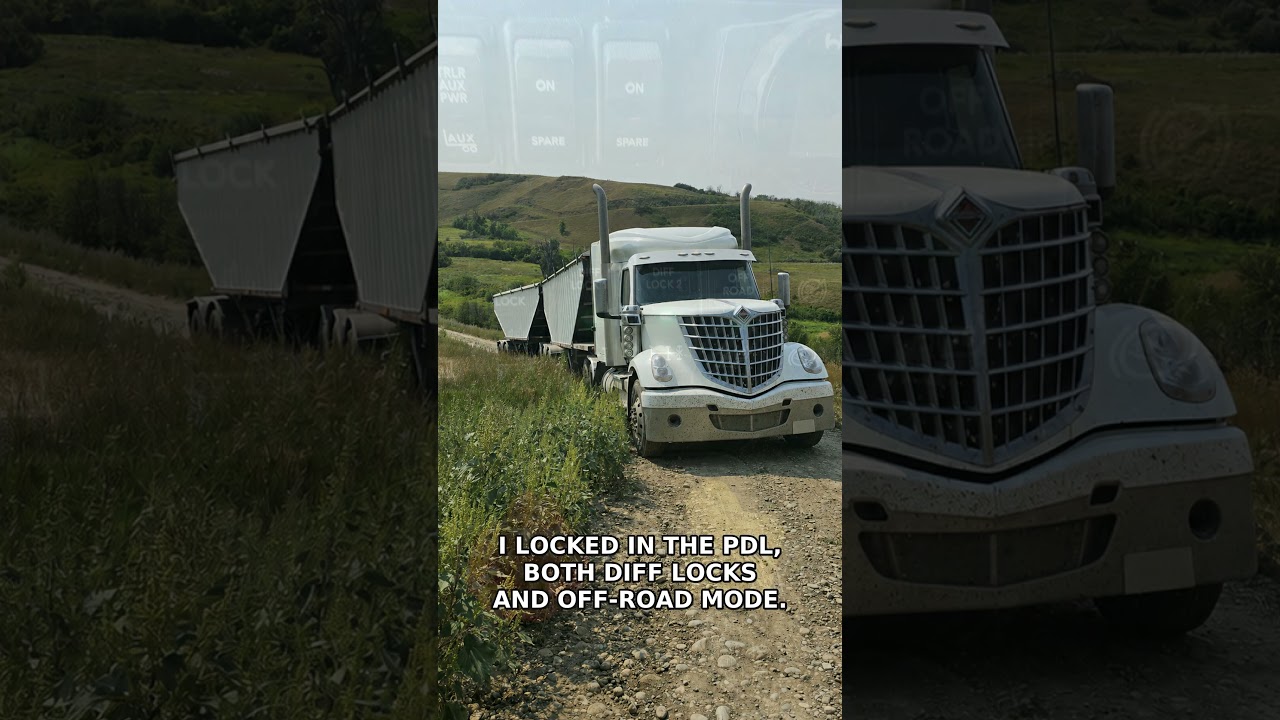 I Trusted Local Directions&mdash;and Got My Loaded Super B Stuck 😳 #TruckDriver #SuperB #GrainHauling