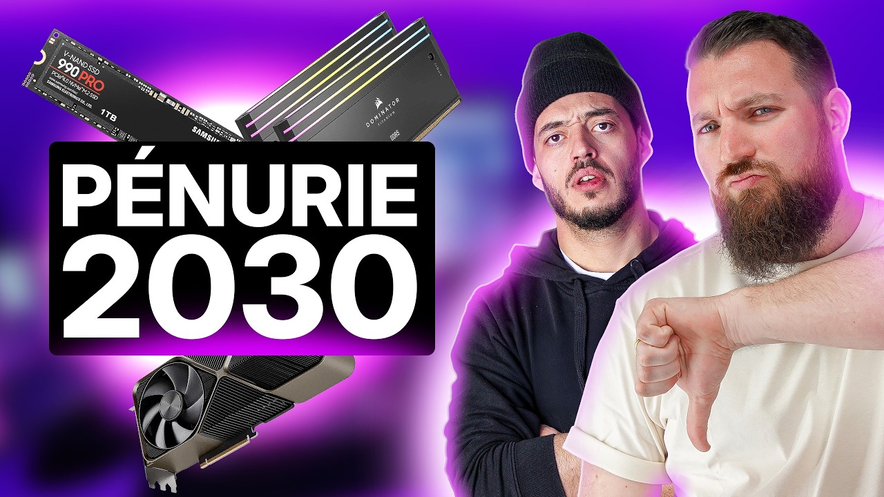La PENURIE RAM, SSD et Carte Graphique jusqu'en 2030 !!!