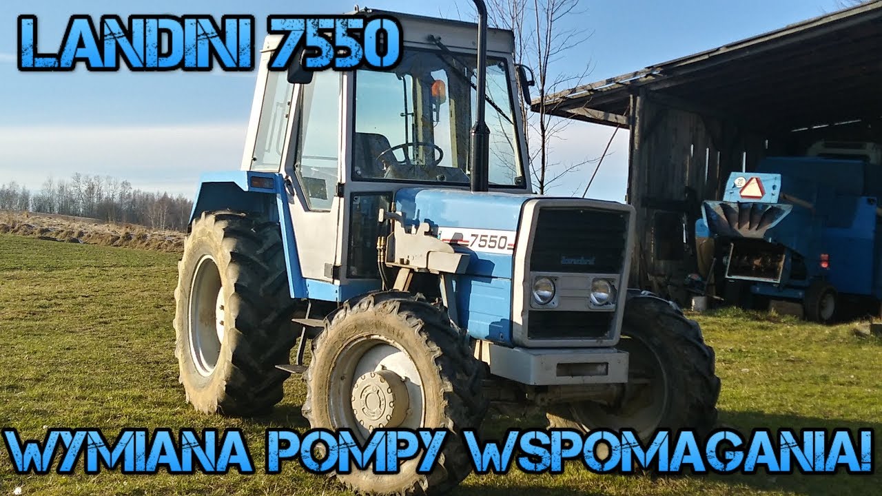 Wymiana pompy wspomagania / LANDINI 7550 / SpeedWork
