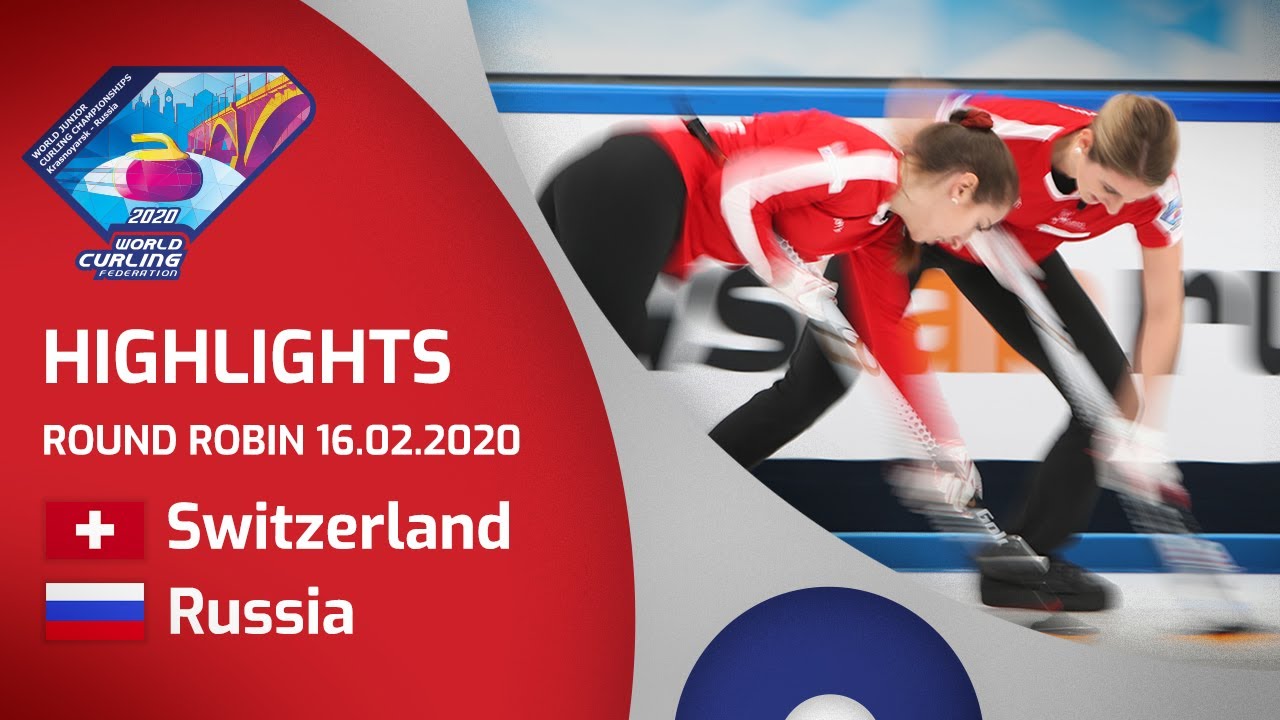 HIGHLIGHTS: Switzerland v Russia - Women's round robin - World Junior Curling Championships 2020