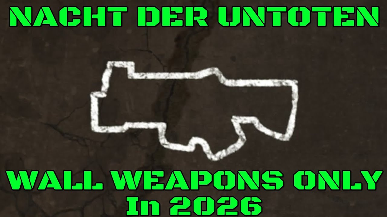 NACHT DER UNTOTEN WALL WEAPONS ONLY | Black Ops 3 Zombies