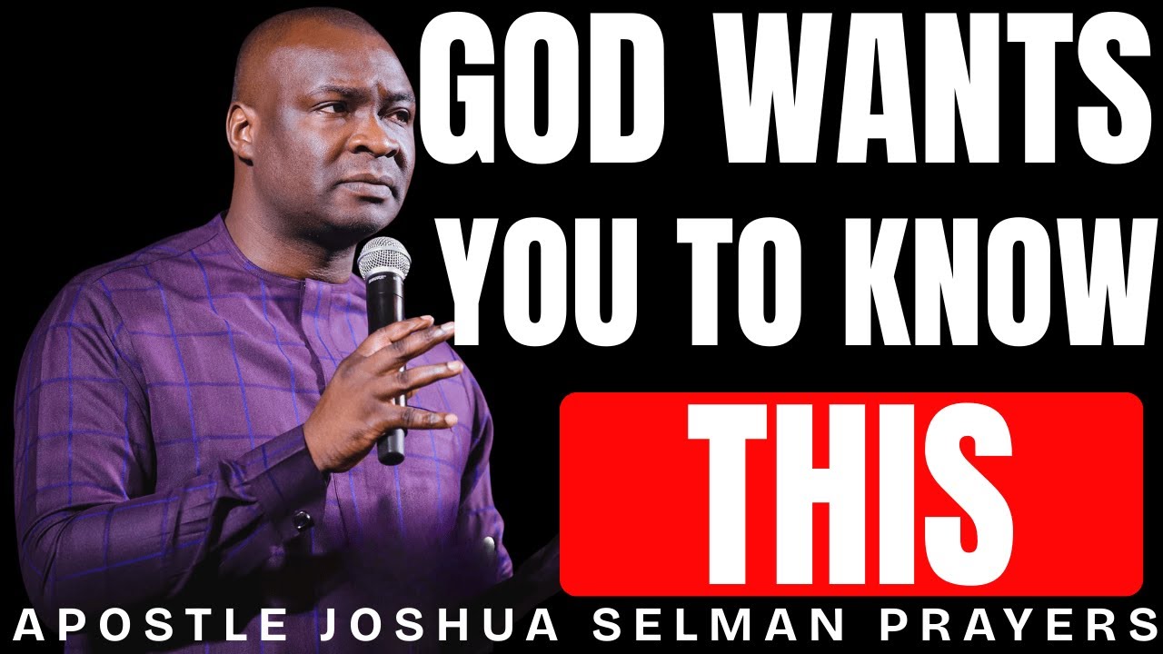 LISTEN TO THIS MORNING MESSAGE BEFORE YOU START YOUR DAY | APOSTLE JOSHUA SELMAN