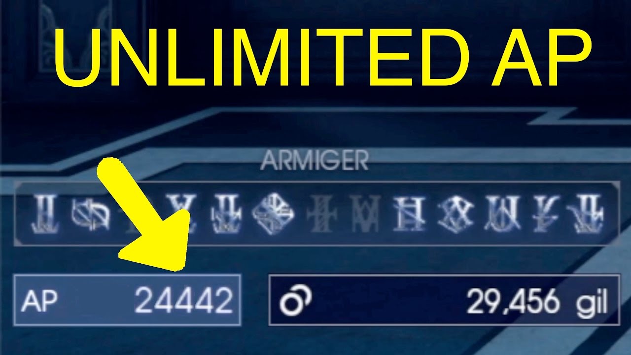 Final Fantasy XV: Unlimited AP Trick (Magitek Generator) FFXV
