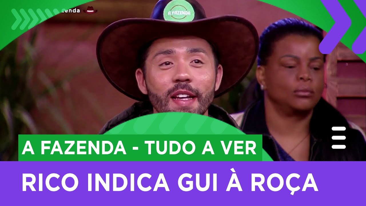 Rico Melquiades indica Gui Araujo &agrave; Ro&ccedil;a | A Fazenda - Tudo a Ver