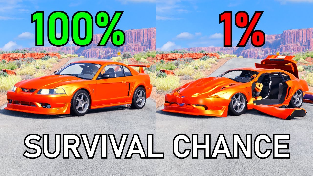 Realistic Survival Chance Crashes #71 | BeamNG.drive