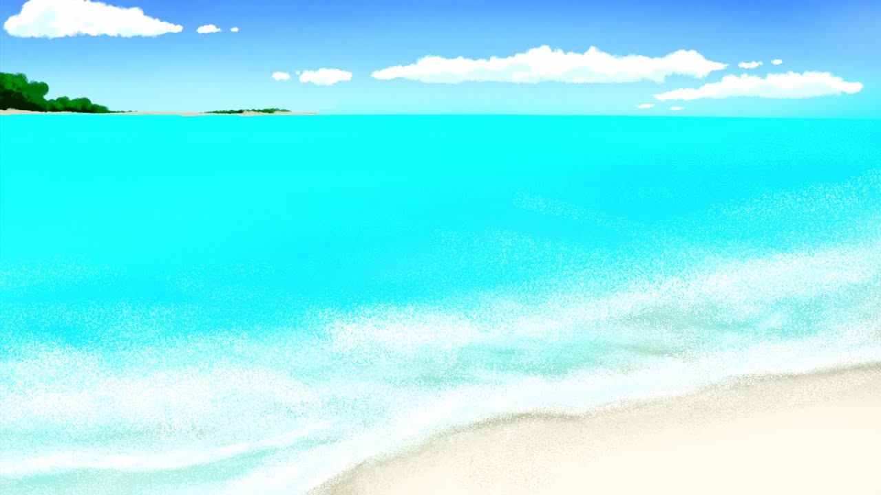【ibisPaint】How To Draw BEACH in ibispaint