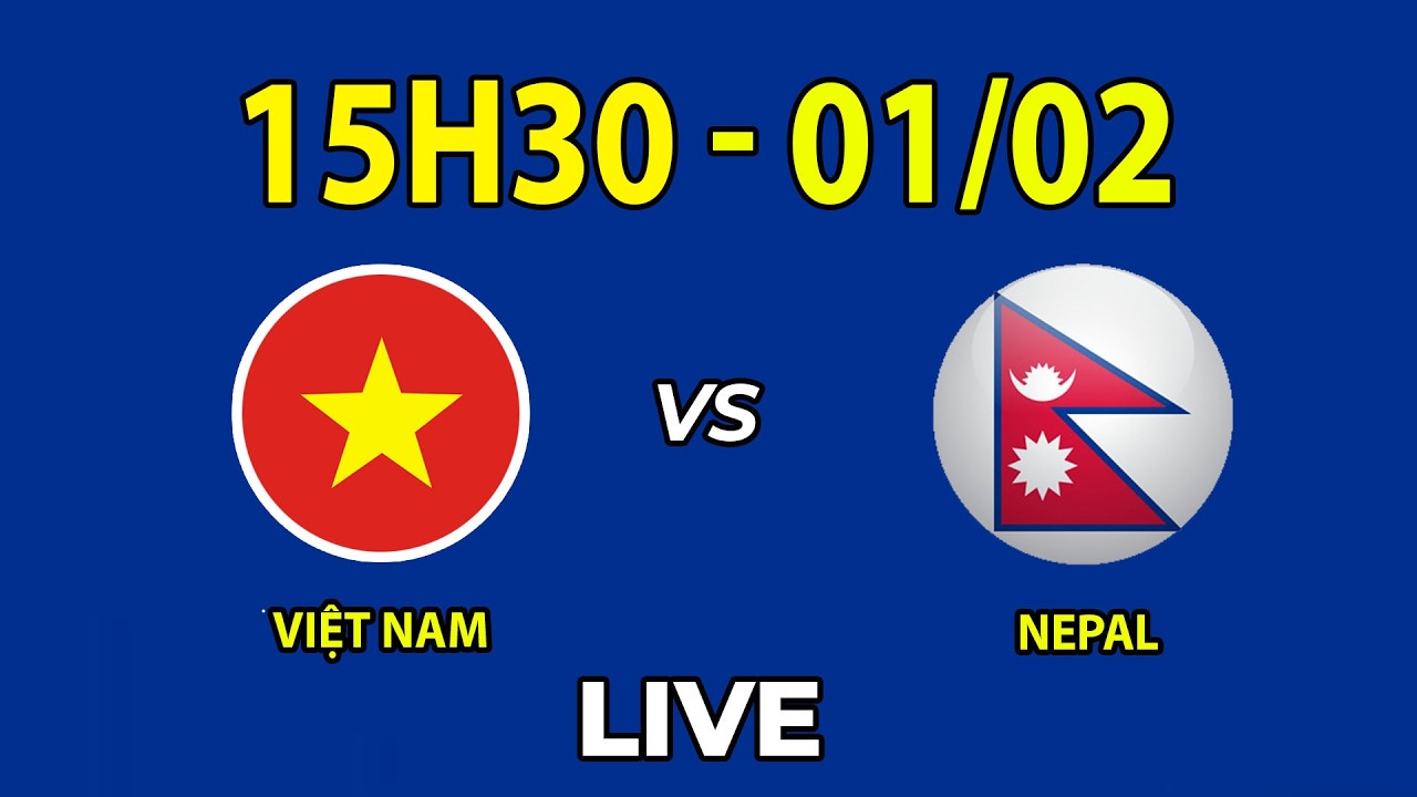 🔴U17 Việt Nam - U17 Nepal | U17 Châu Á | Sức Ép Nghẹt Thở Khiến Đối Thủ Bất Lực