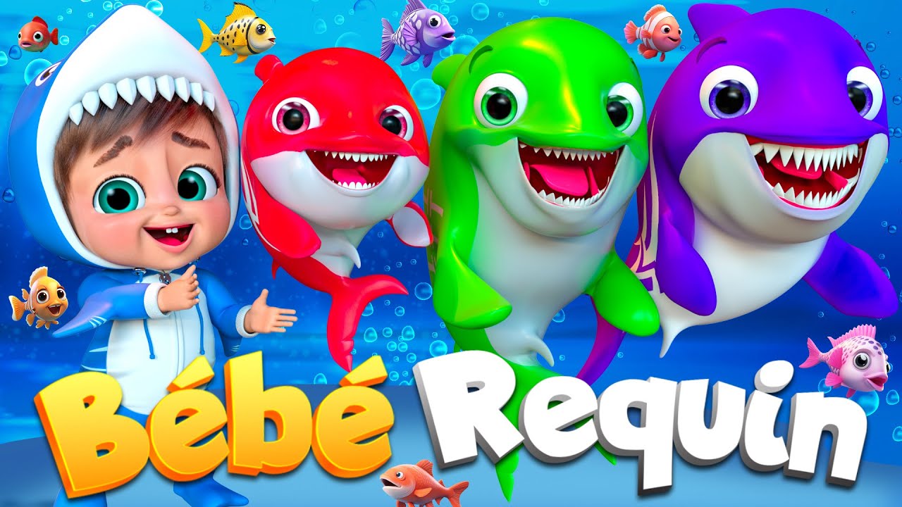 Bébé Requin et la Journée Joyeuse | Comptines Et Chansons | À Bébé Chanson @SuperLucaLEFrancais