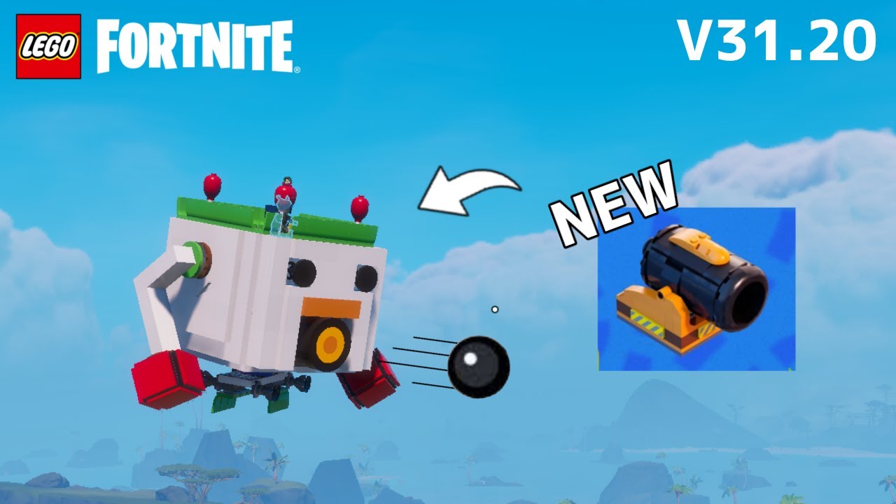 How to make Bowser Jr. Crown with Cannon in Lego Fortnite