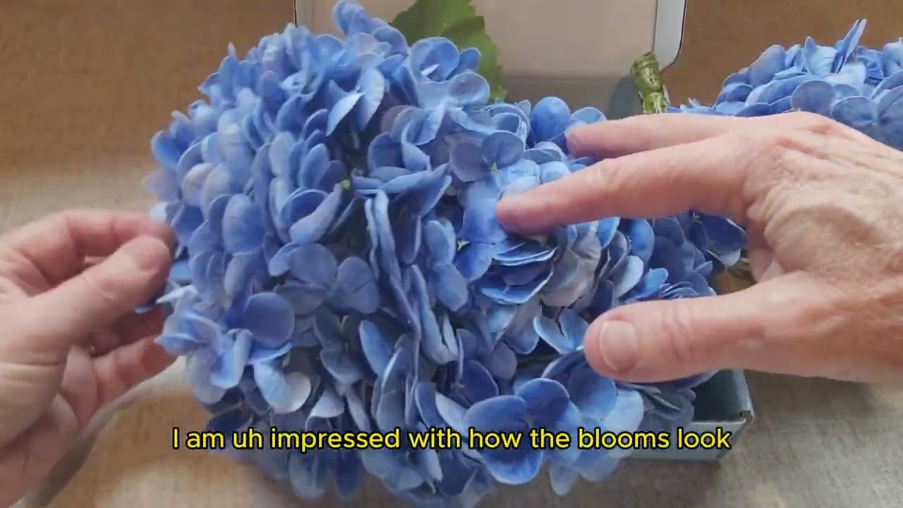 Martine Mall Hydrangea Artificial Flowers Review - No Maintenance