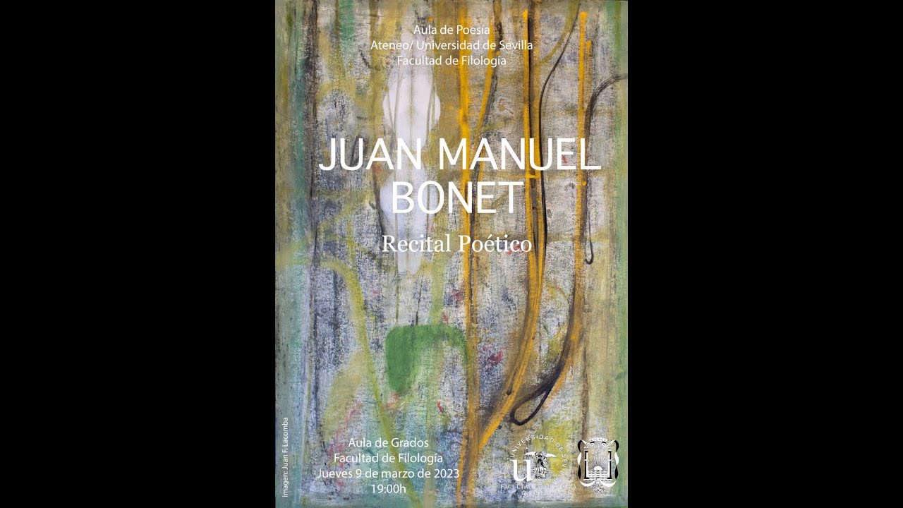 Recital poético de Juan Manuel Bonet