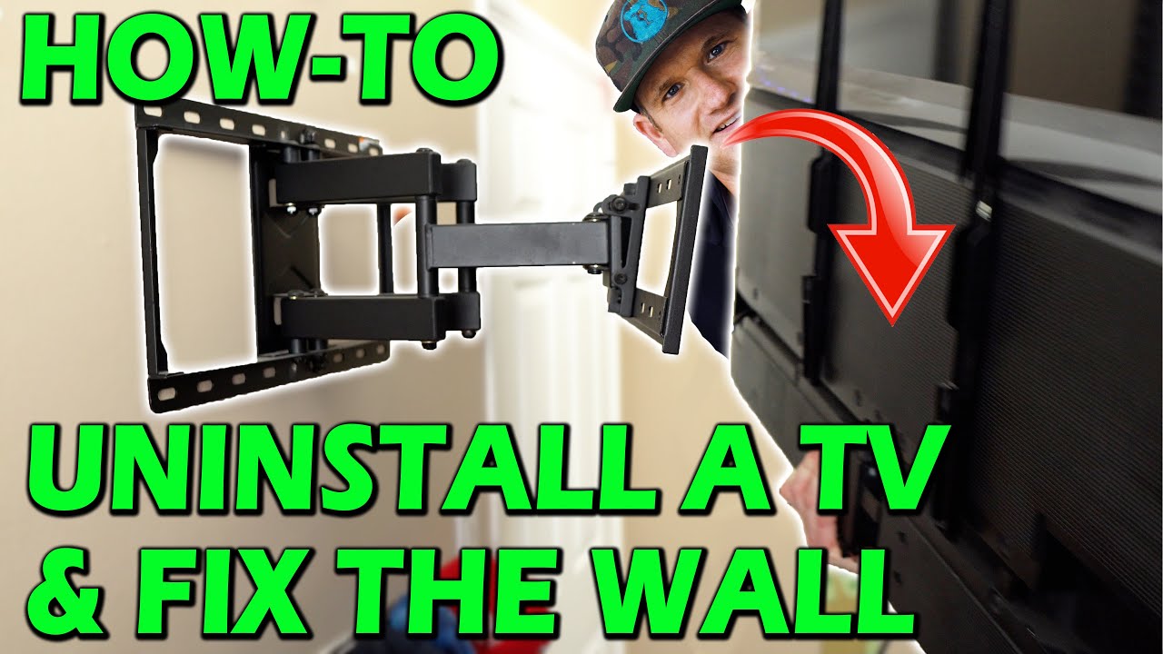 Uninstall Your TV and fix the wall like a Pro