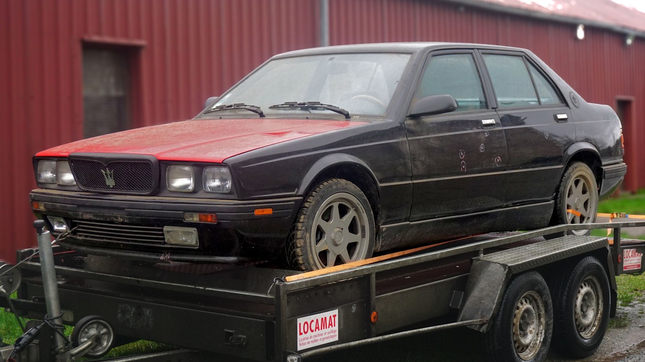 Восстановление одного из самых быстрых седанов 80-х : сарайная находка MASERATI полная реставрация