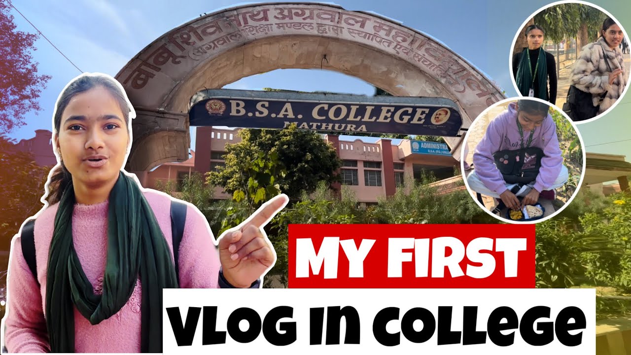 |My First Vlog 😍In College 😎| @shaliniiofficial #vlog #college #friends #youtube 
