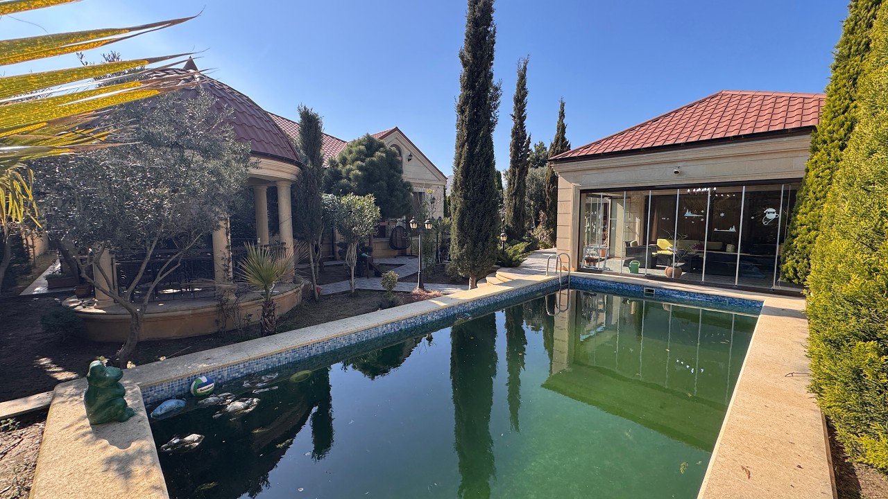 Shuvelanda 12 sotda super gozel eshyali bag evi satilir #villa #bagimaz #realestate