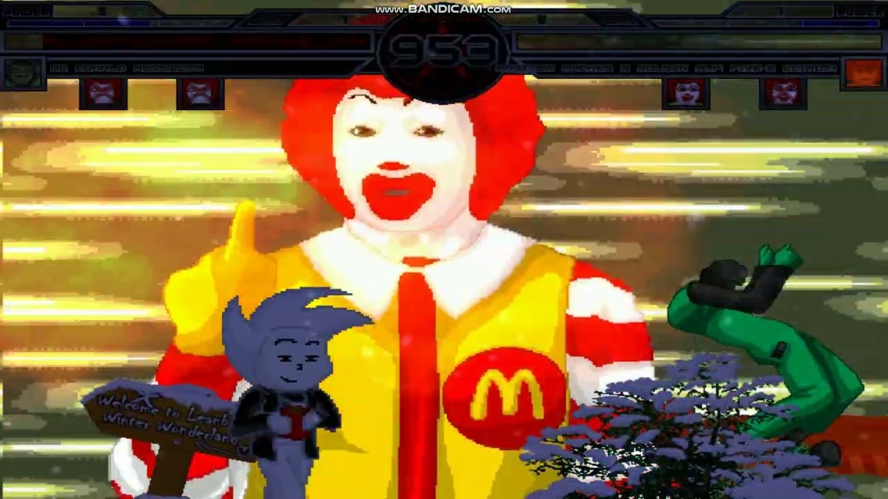MUGEN ドナルドSOLO A555 VS 3体のSOLO