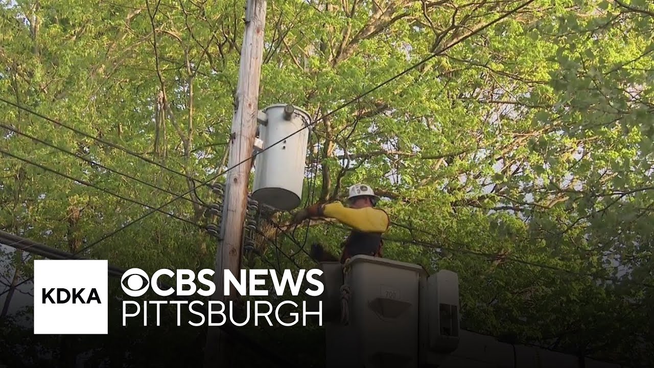 Crews continue power restoration efforts across Pittsburgh area following high winds