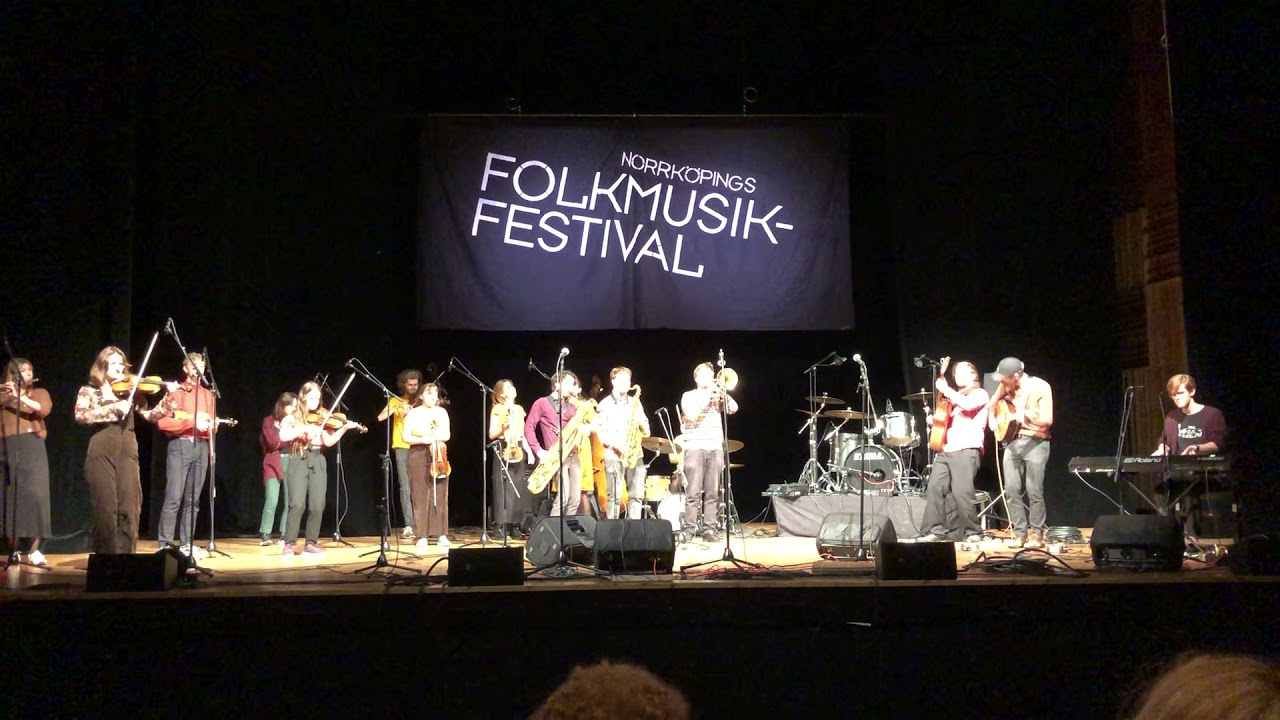 Lunnevad folkhögskolas vinnande framförande på VM i spelmanslag, Norrköpings folkmusikfestival 2021
