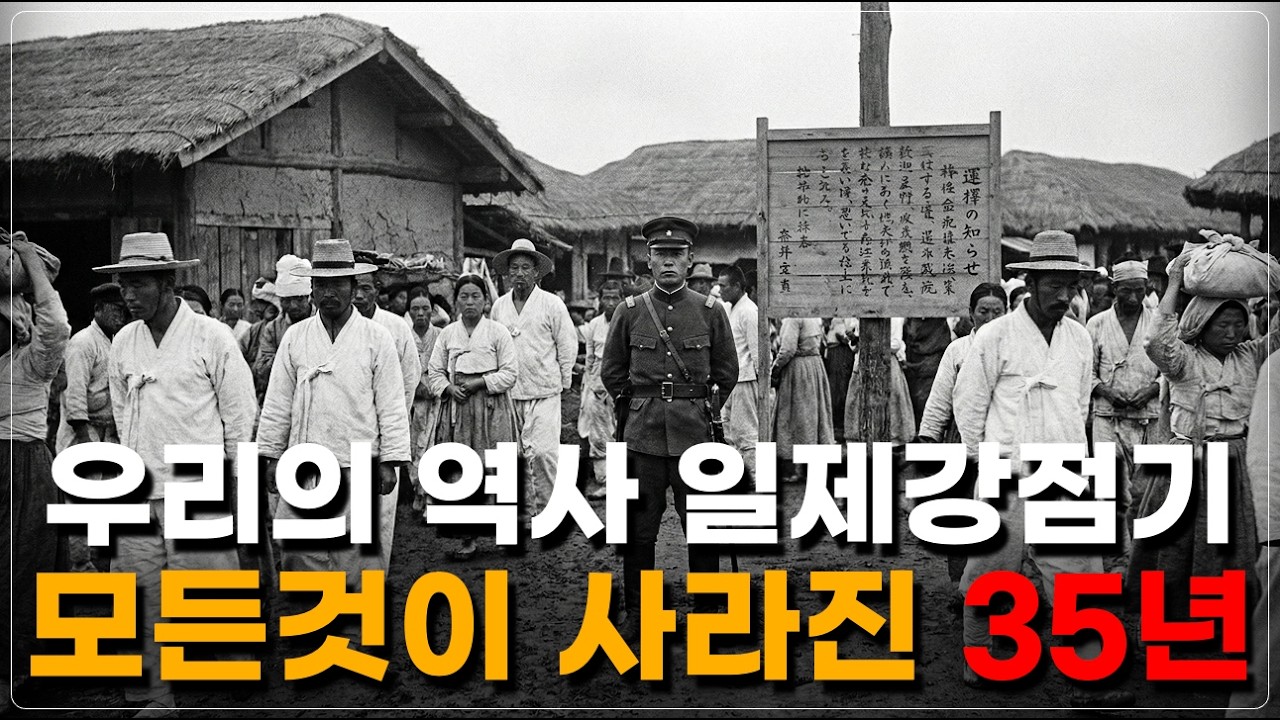 잠들기 전 듣는 역사 🌙 | 일제강점기, 빼앗긴 35년의 역사. 그날 누군가는 땅을 치며 울었다