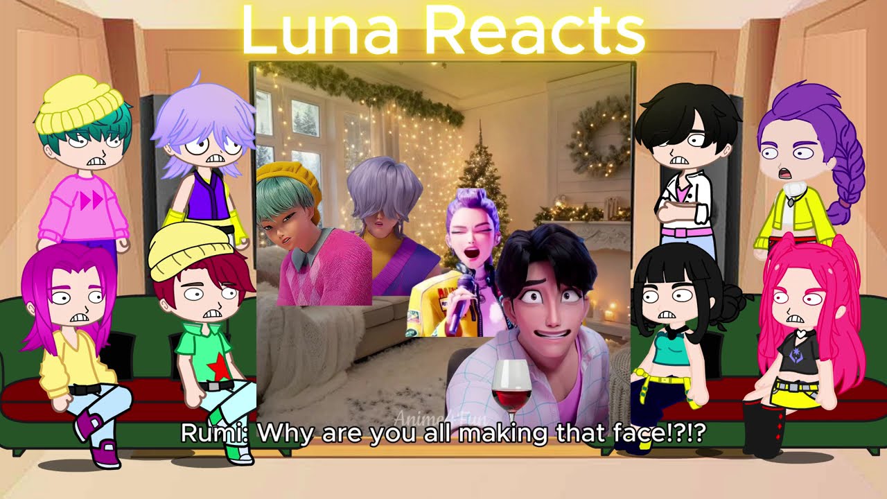 KPop Demon Hunters React To Themselves / TikToks + Memes / Huntrix & Saja Boys / Gacha React