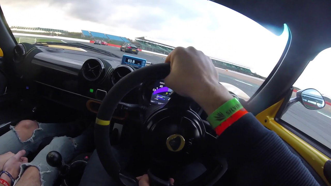 Lotus Exige 460 following GT2RS at Silverstone GP Circuit