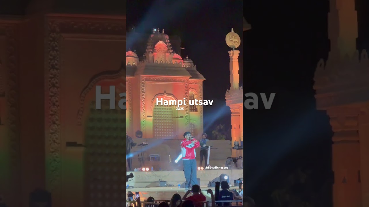 Hampi utsav 📍 #hampi #news #hampiutsava #youtubeshorts #youtubeshorts #shorts