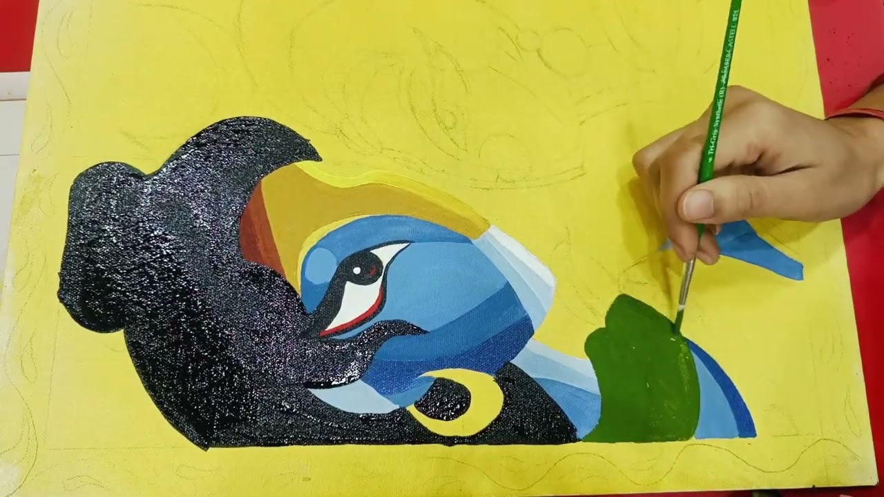 Shiv parwati painting #art #drawingtutorial #drawing #sketch #diy 