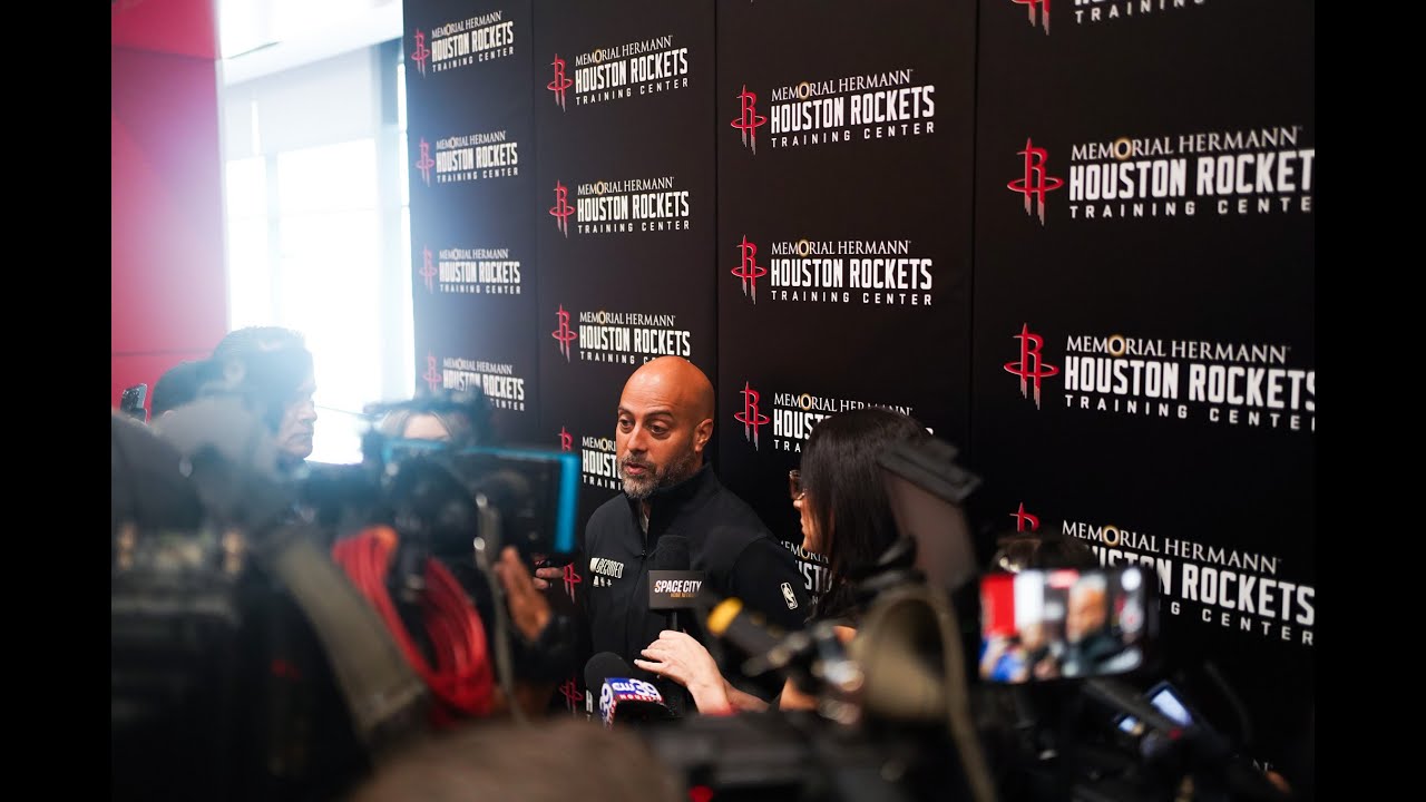 Rockets GM Rafael Stone Media Availability | Houston Rockets