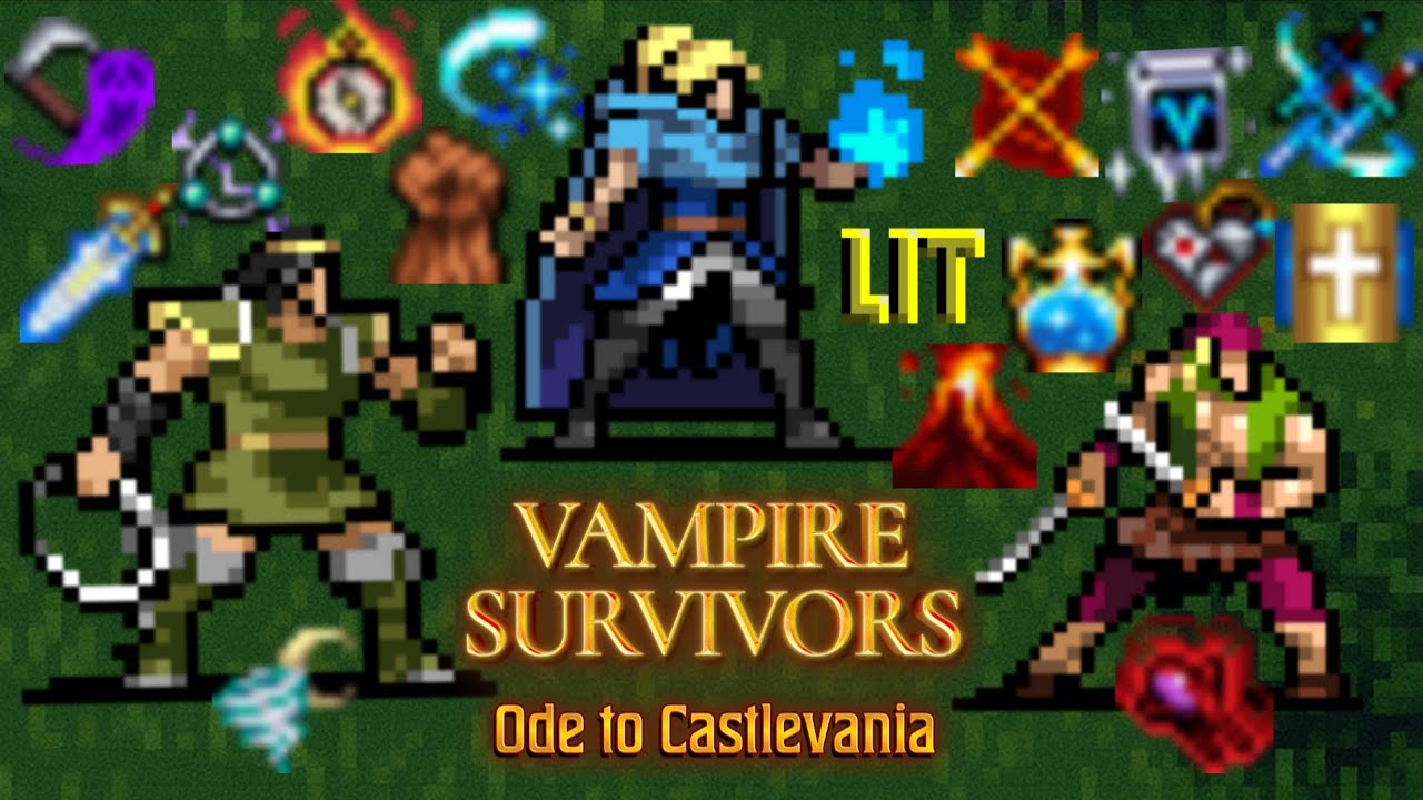 Encontre a forma final das oferendas do Bibliotecário - Ode to Castlevania - Vampire Survivors 
