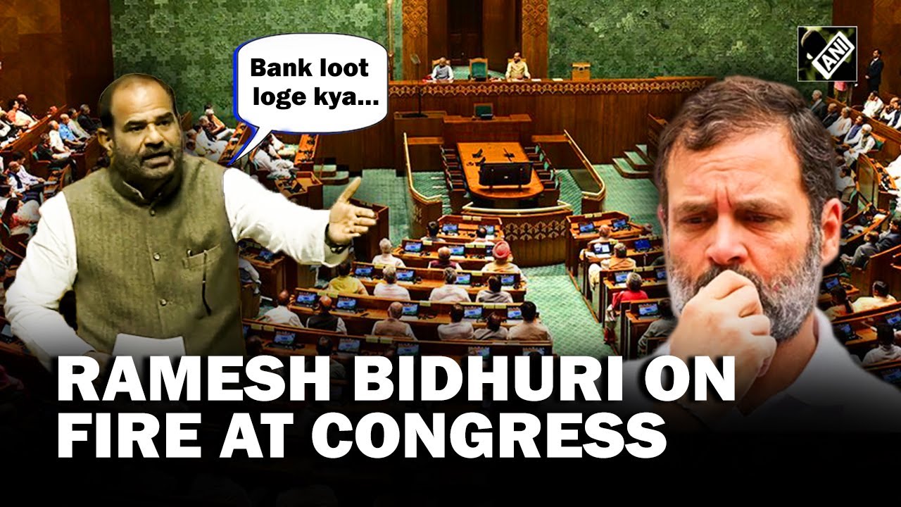 “Bank loot loge kya…” BJP MP Ramesh Bidhuri fires fresh salvos at Congress in Lok Sabha