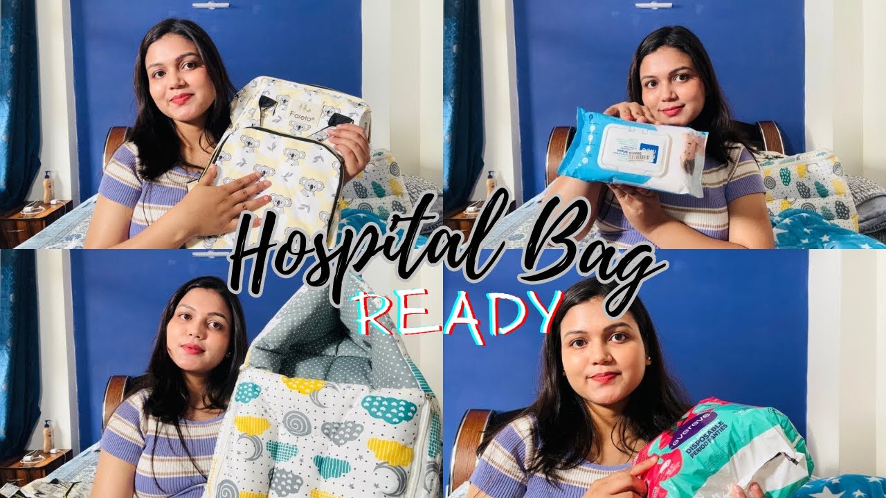 हॉस्पिटल बैग में क्या लेके जाना है।♥️#momtobe #hospitalbagchecklist #newborn #musthaves