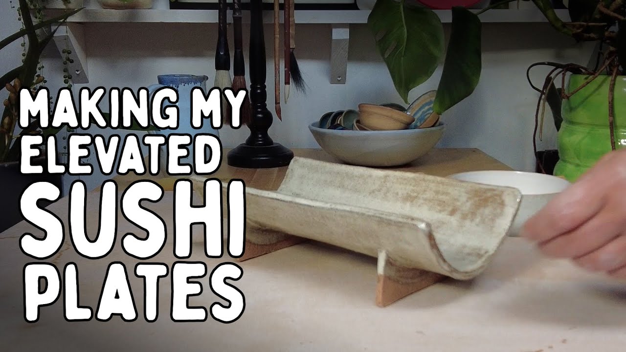 How I Hand Build Textured Sushi Platters