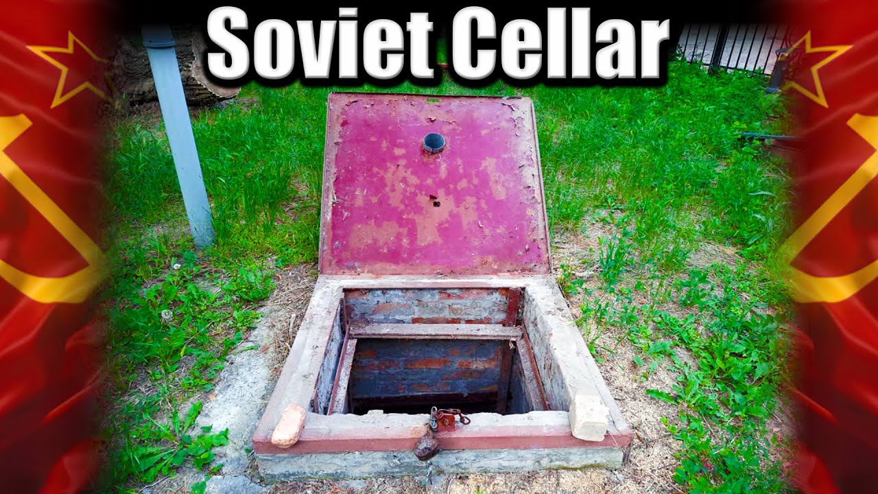 Exploring Soviet-era Cellars. Potato Bunker Built Like A Nuclear Shelter #USSR