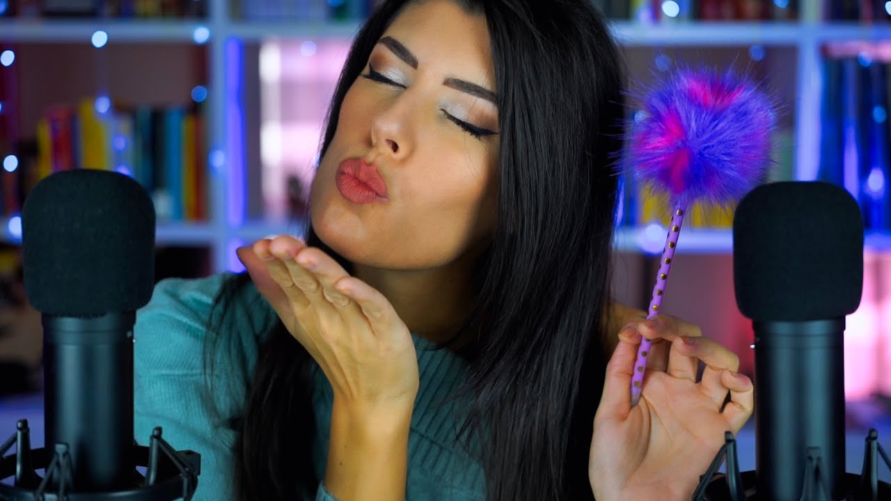 ASMR 💋 KISS SOUND • Close Up Ear to Ear (Intense Whispering)